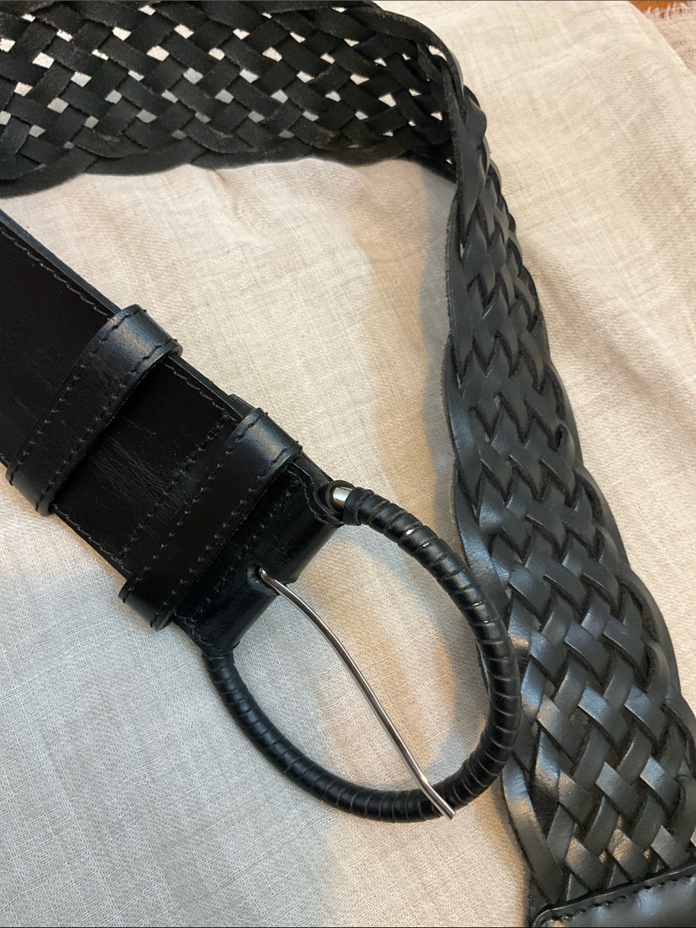 Braided Leather  Belt